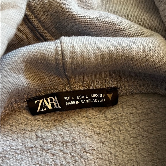 Zara Oversized Purple Hoodie Large - Picture 3 of 3